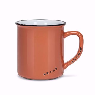 Picture of 14oz Enamel Look-a-Like Mug (Terracotta)